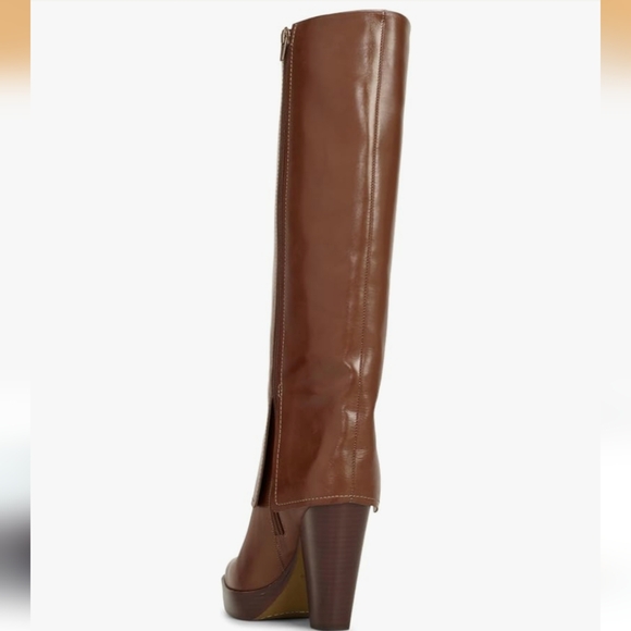Vince Camuto Tan Leather Heeled Boots - Picture 3 of 3